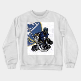 Hasek in blue Crewneck Sweatshirt